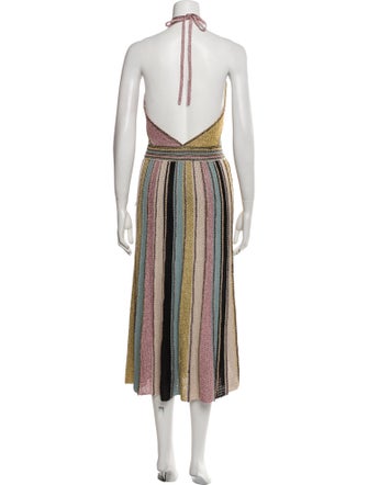 M Missoni Striped Long Dress