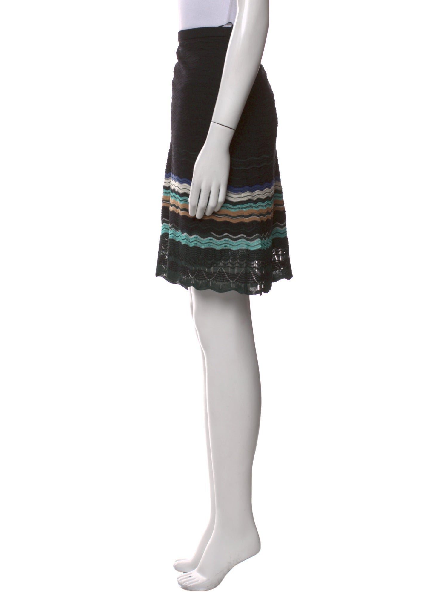 M Missoni Merino Wool Knee-Length Skirt
