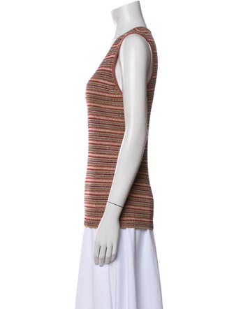 M Missoni Merino Wool Striped Top
