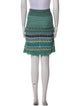 M Missoni Striped Knee-Length Skirt