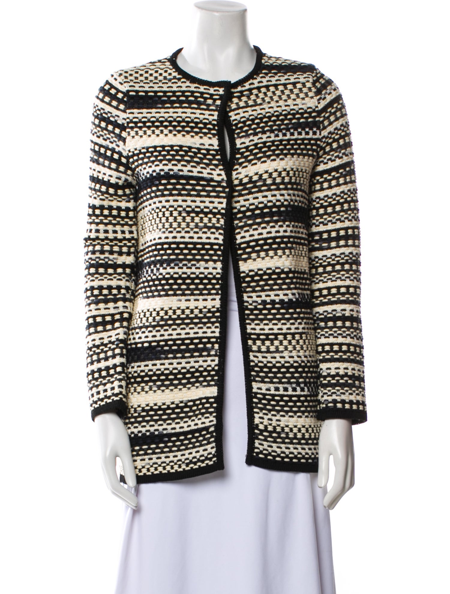 M Missoni Striped Crew Neck Sweater