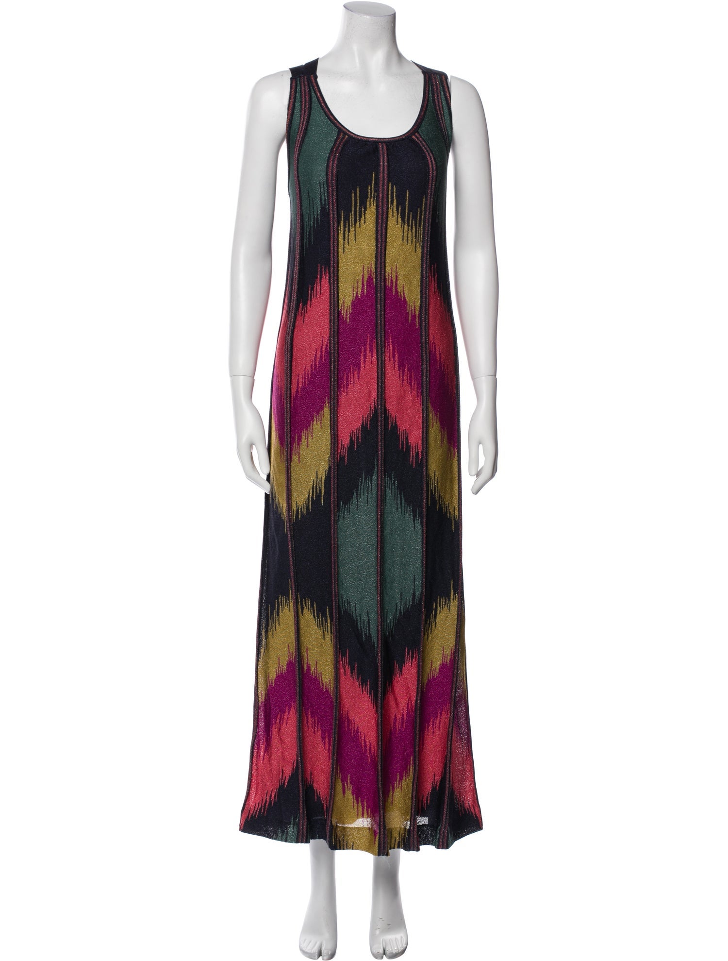 M Missoni Printed Long Dress