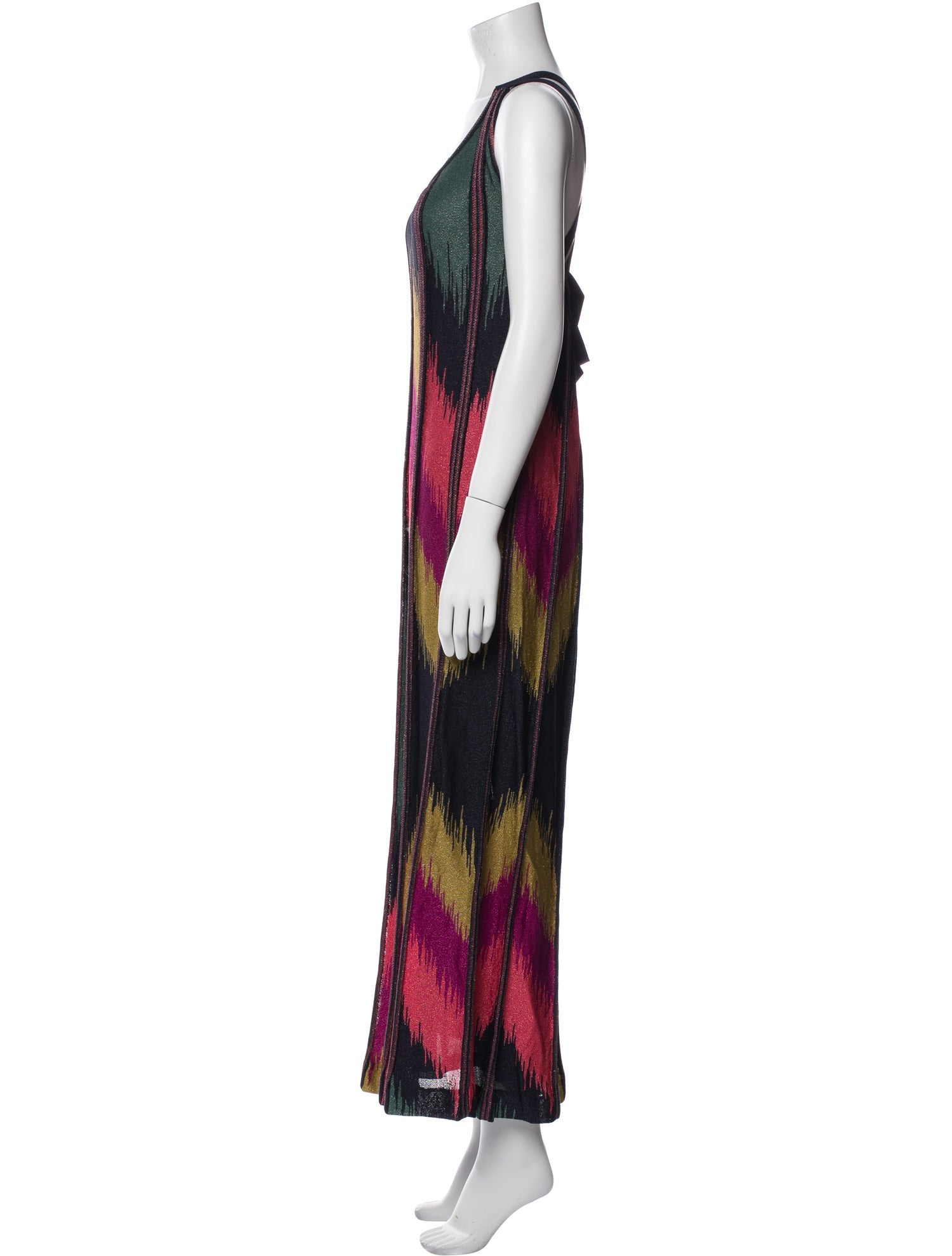 M Missoni Printed Long Dress