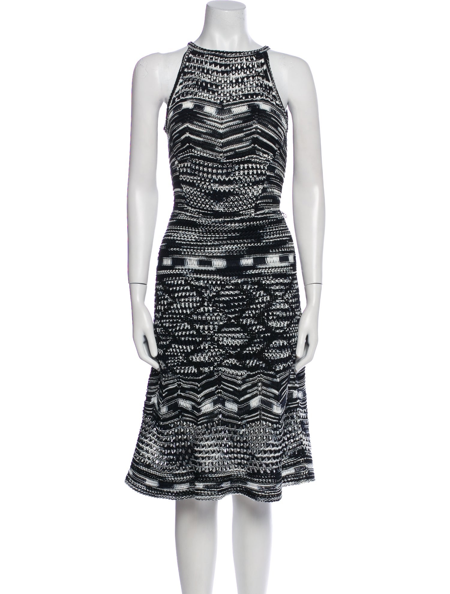 M Missoni Printed Midi Length Dress
