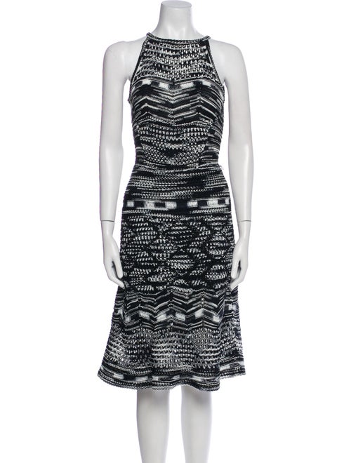 M Missoni Printed Midi Length Dress