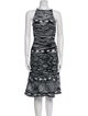 M Missoni Printed Midi Length Dress