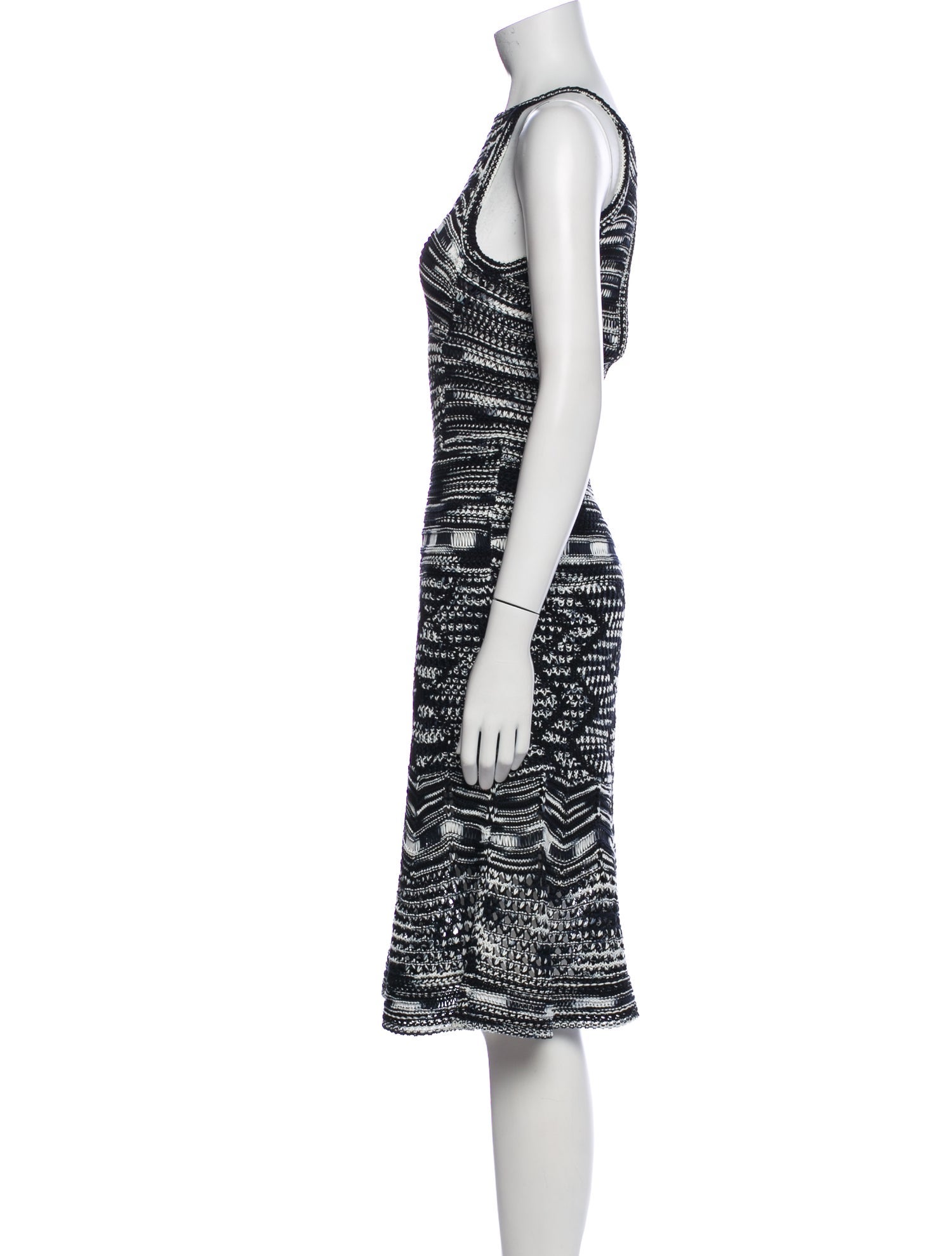 M Missoni Printed Midi Length Dress