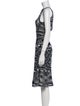 M Missoni Printed Midi Length Dress