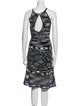 M Missoni Printed Midi Length Dress
