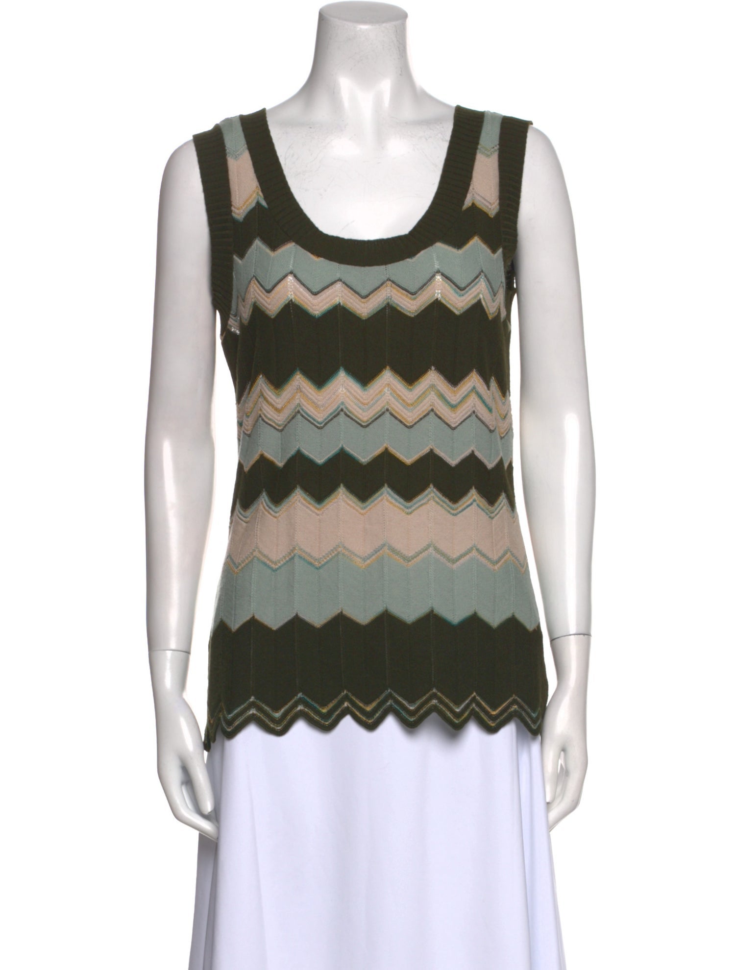M Missoni Wool Striped Top