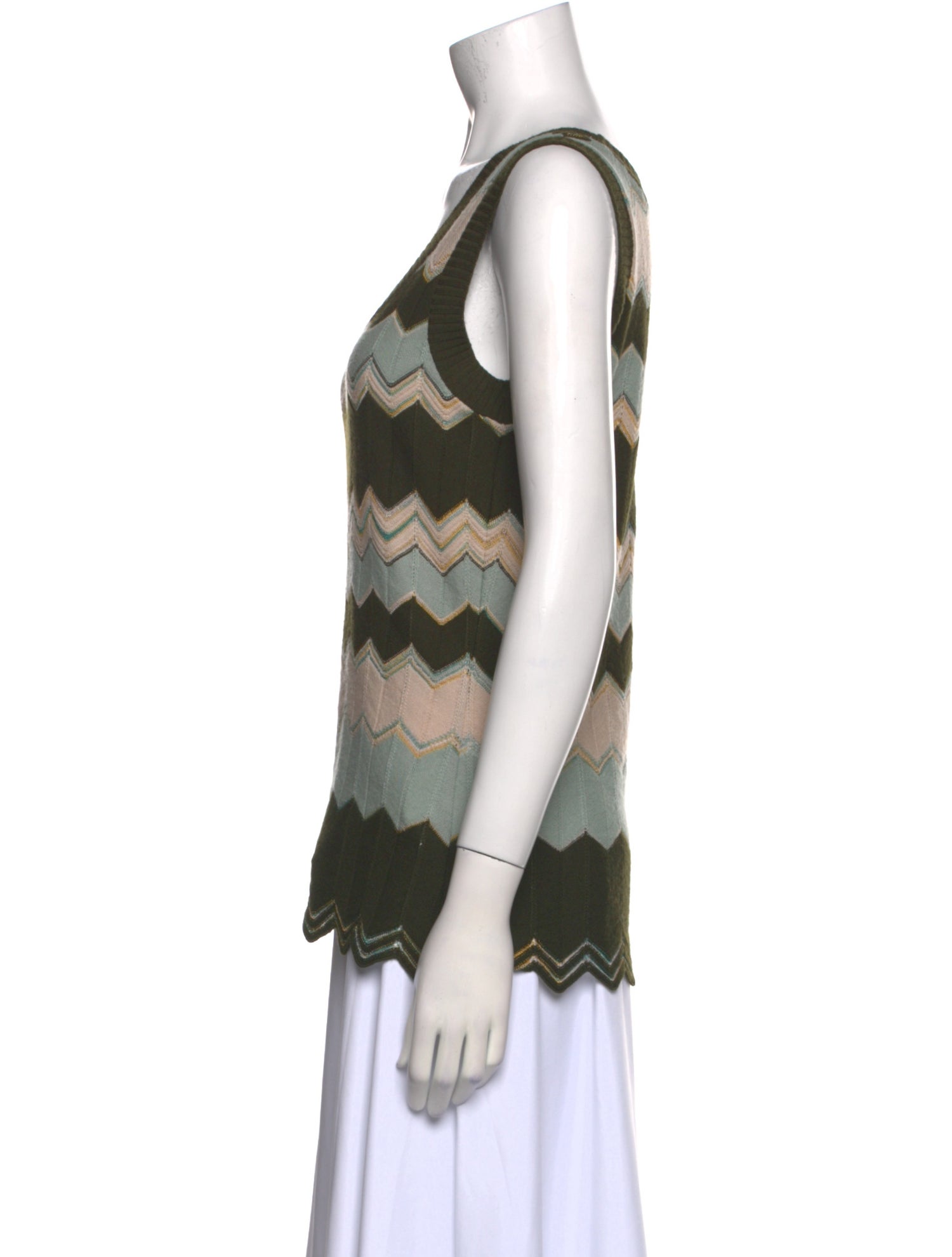 M Missoni Wool Striped Top