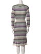 M Missoni Striped Mini Dress