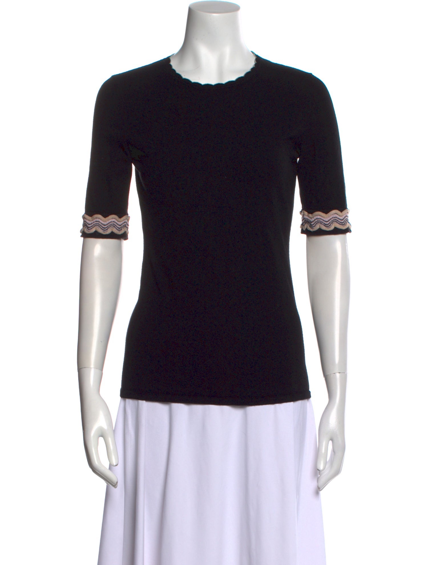 M Missoni Crew Neck Short Sleeve T-Shirt