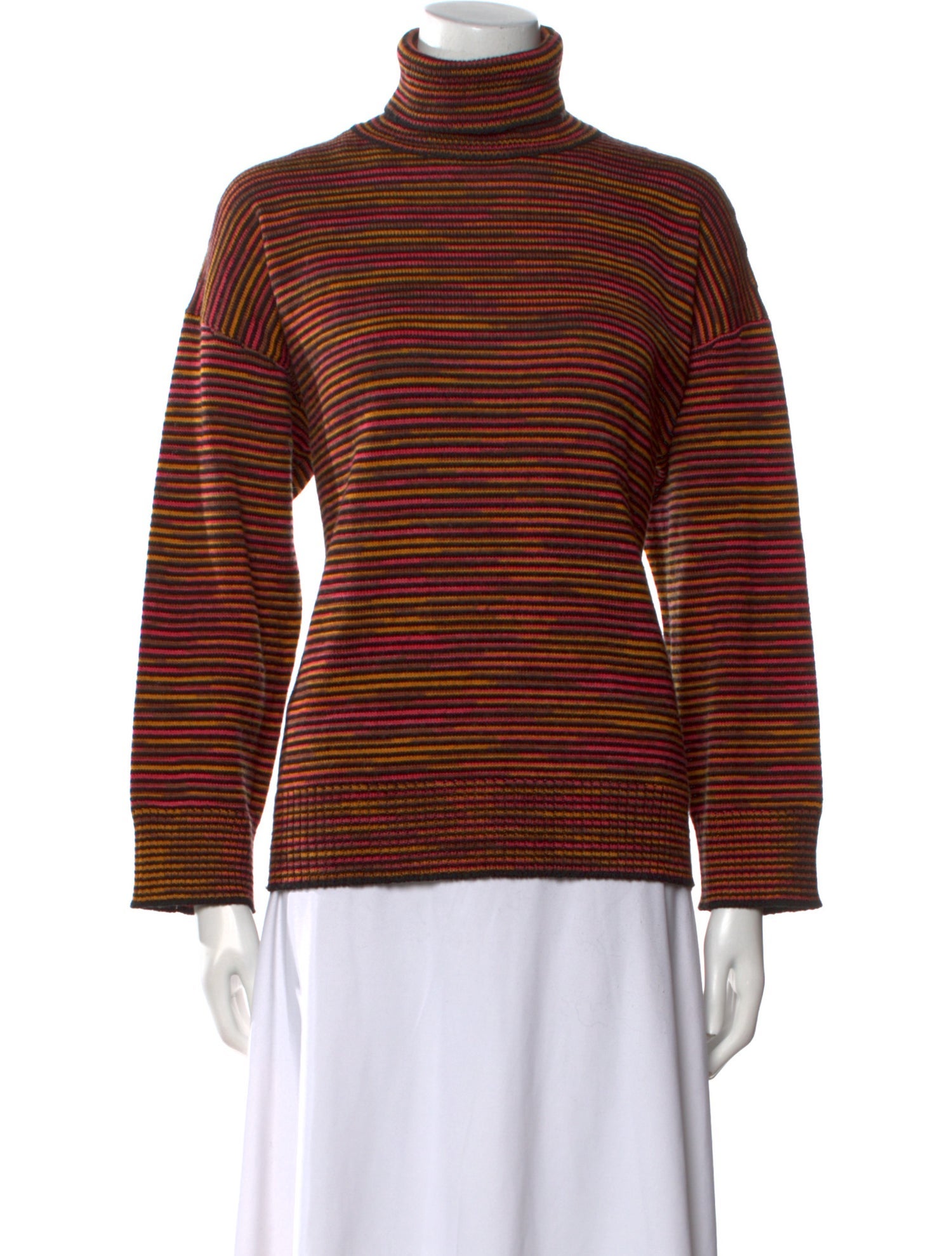 M Missoni Virgin Wool Striped Sweater