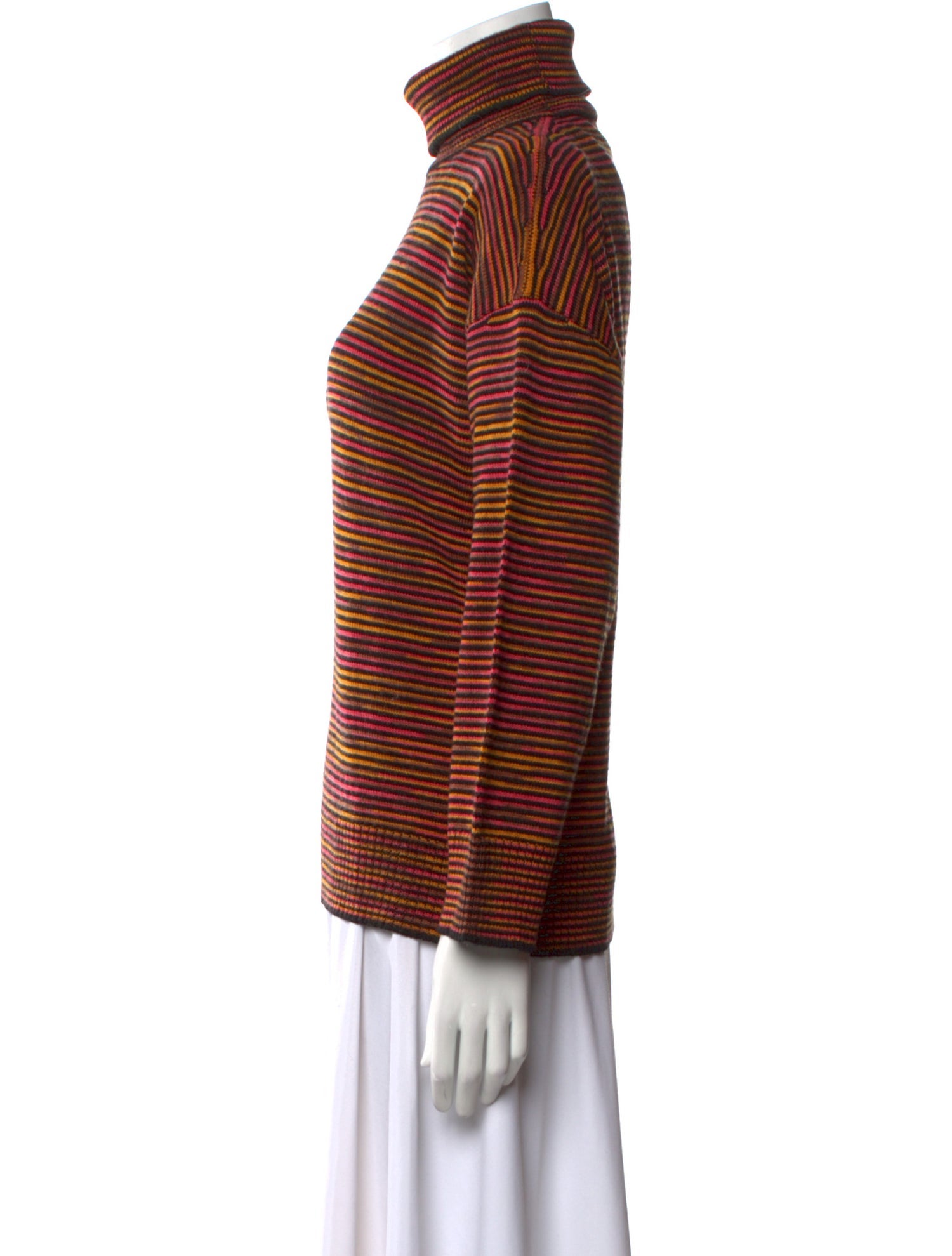M Missoni Virgin Wool Striped Sweater