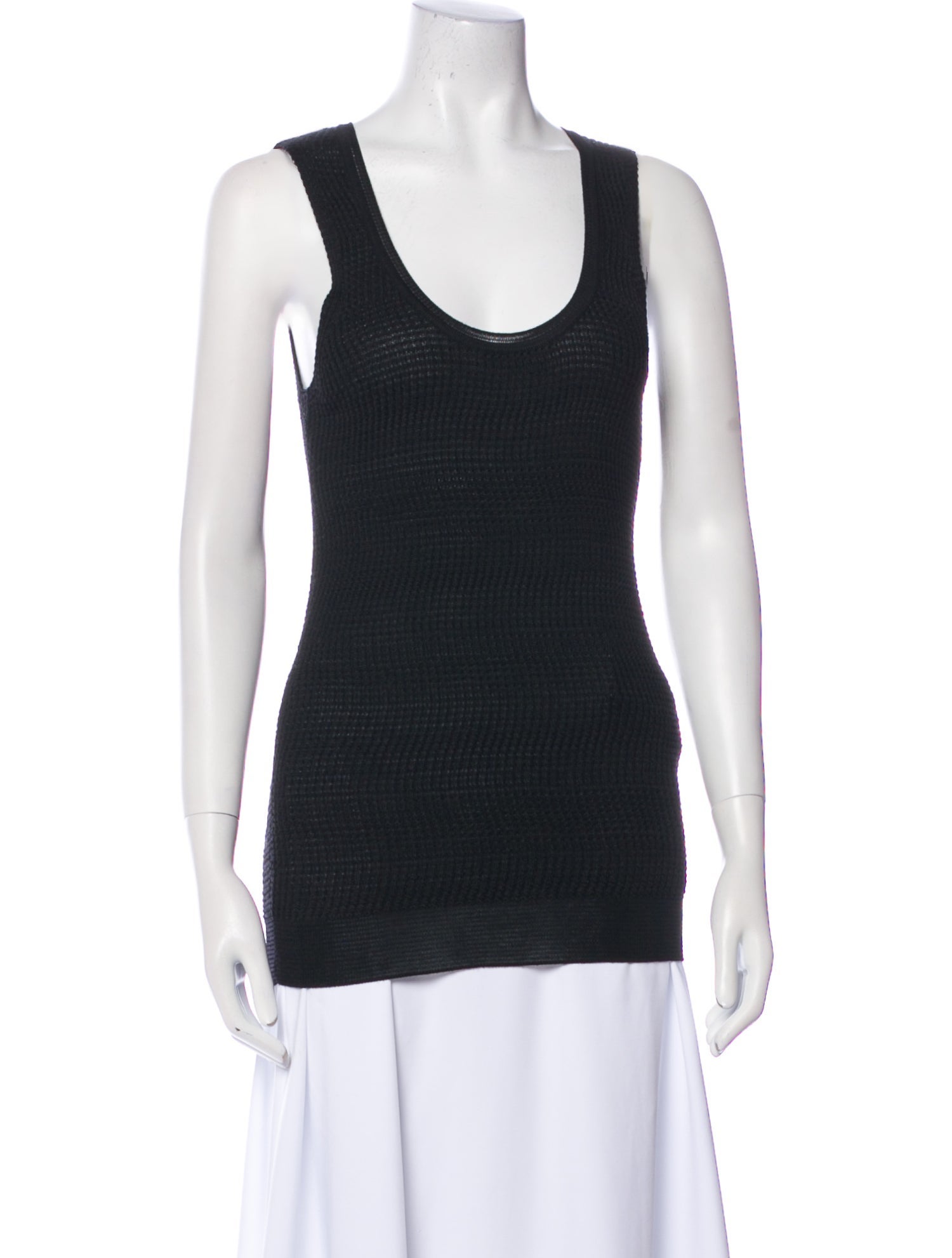 M Missoni Scoop Neck Sleeveless Top