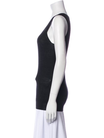 M Missoni Scoop Neck Sleeveless Top