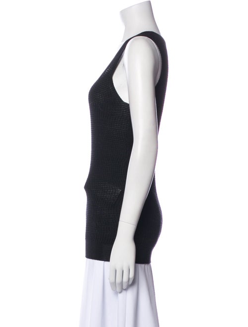 M Missoni Scoop Neck Sleeveless Top