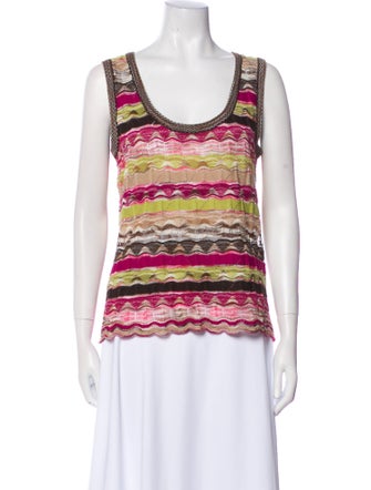 M Missoni Wool Striped Top