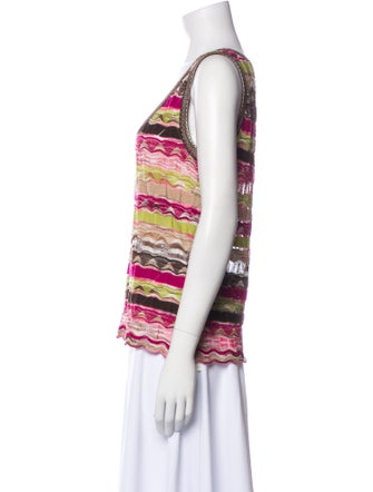 M Missoni Wool Striped Top