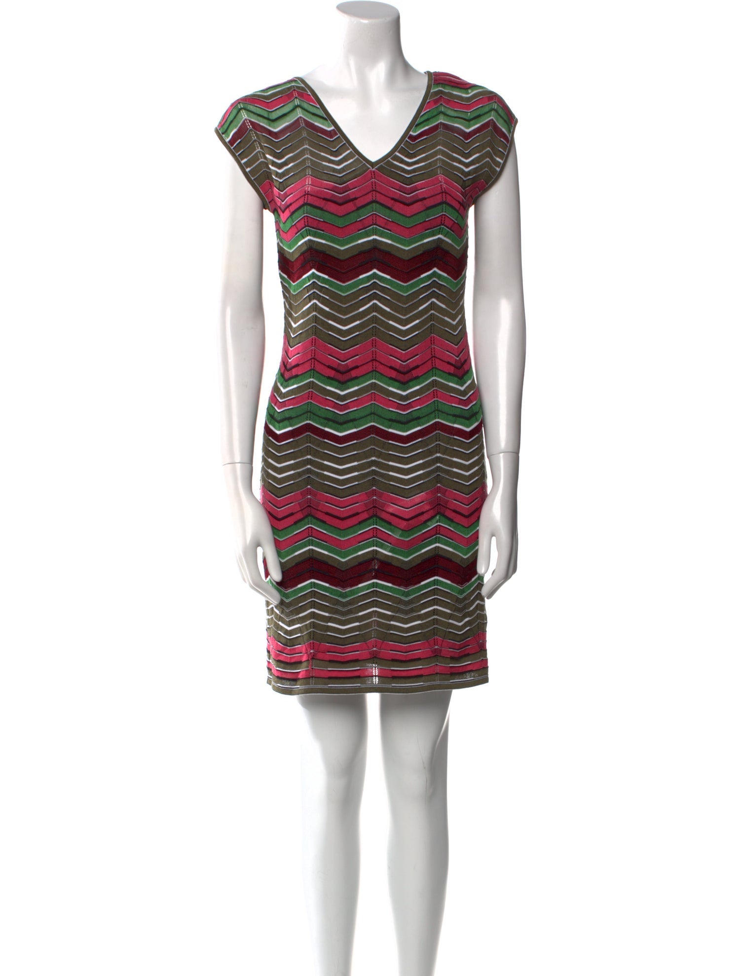 M Missoni Striped Mini Dress