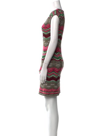 M Missoni Striped Mini Dress