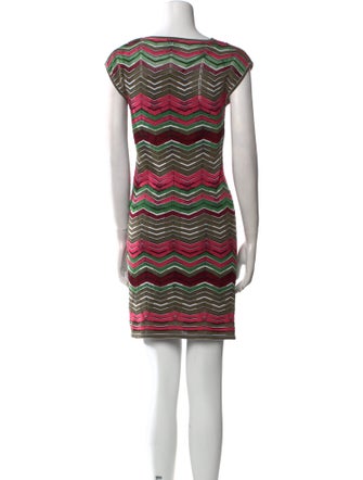 M Missoni Striped Mini Dress