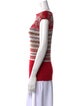 M Missoni Striped Bateau Neckline Sweater