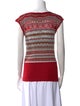M Missoni Striped Bateau Neckline Sweater