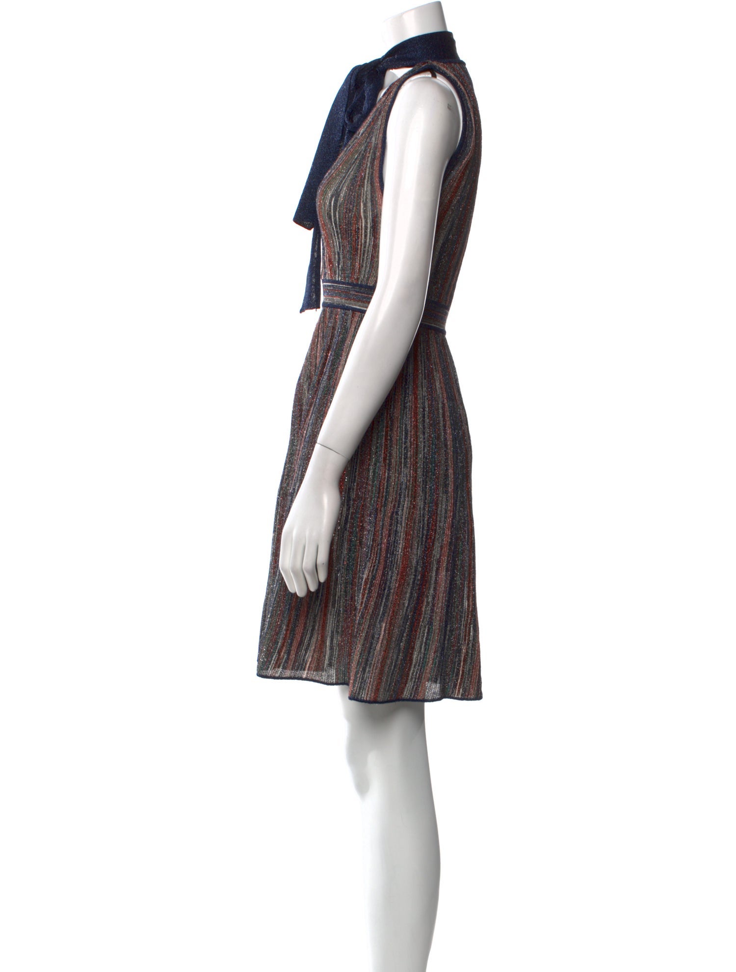 M Missoni Striped Mini Dress