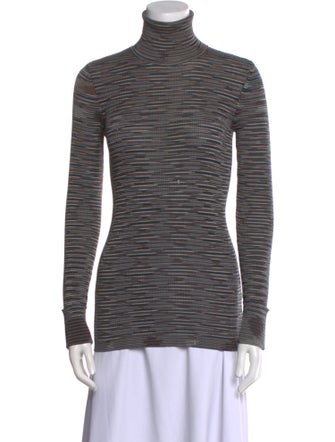 M Missoni Merino Wool Striped Top
