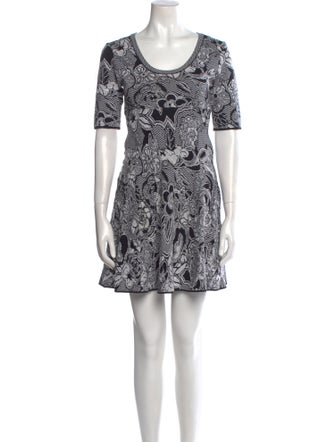 M Missoni Printed Mini Dress
