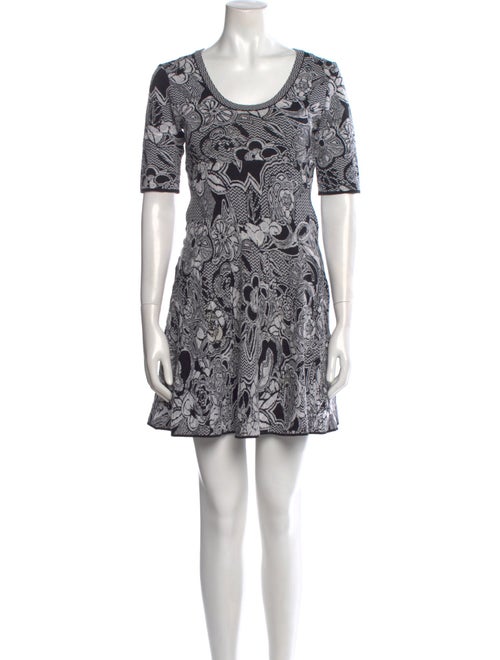 M Missoni Printed Mini Dress