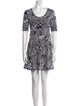 M Missoni Printed Mini Dress