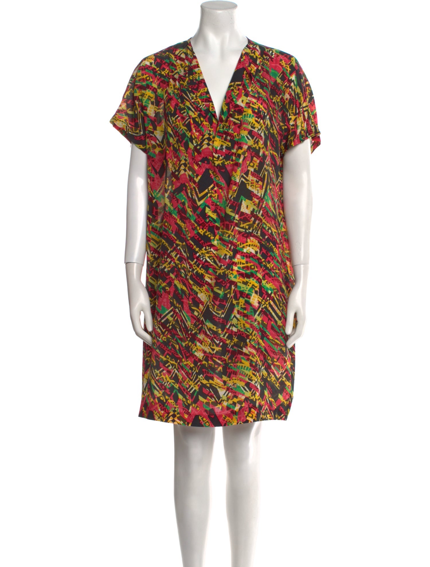 M Missoni Silk Knee-Length Dress