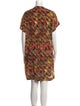 M Missoni Silk Knee-Length Dress