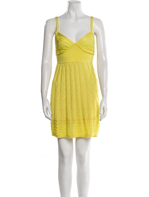 M Missoni V-Neck Mini Dress