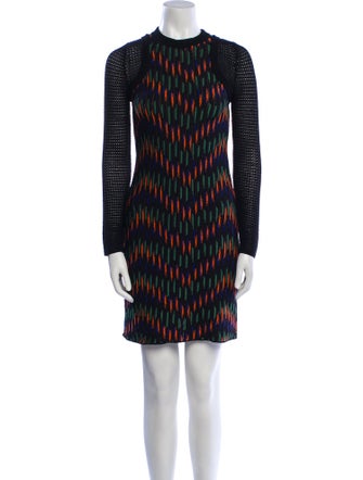 M Missoni Printed Mini Dress