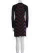 M Missoni Printed Mini Dress