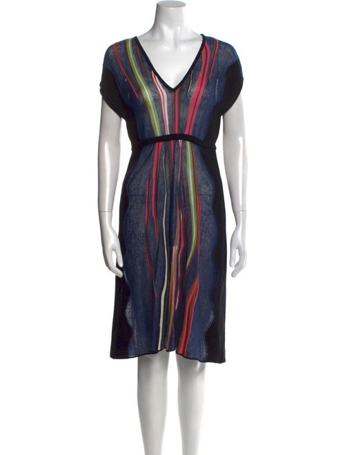 M Missoni Printed Knee-Length Dress