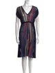 M Missoni Printed Knee-Length Dress