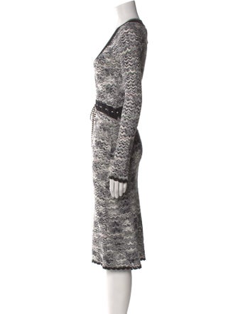 M Missoni Nylon Midi Length Dress