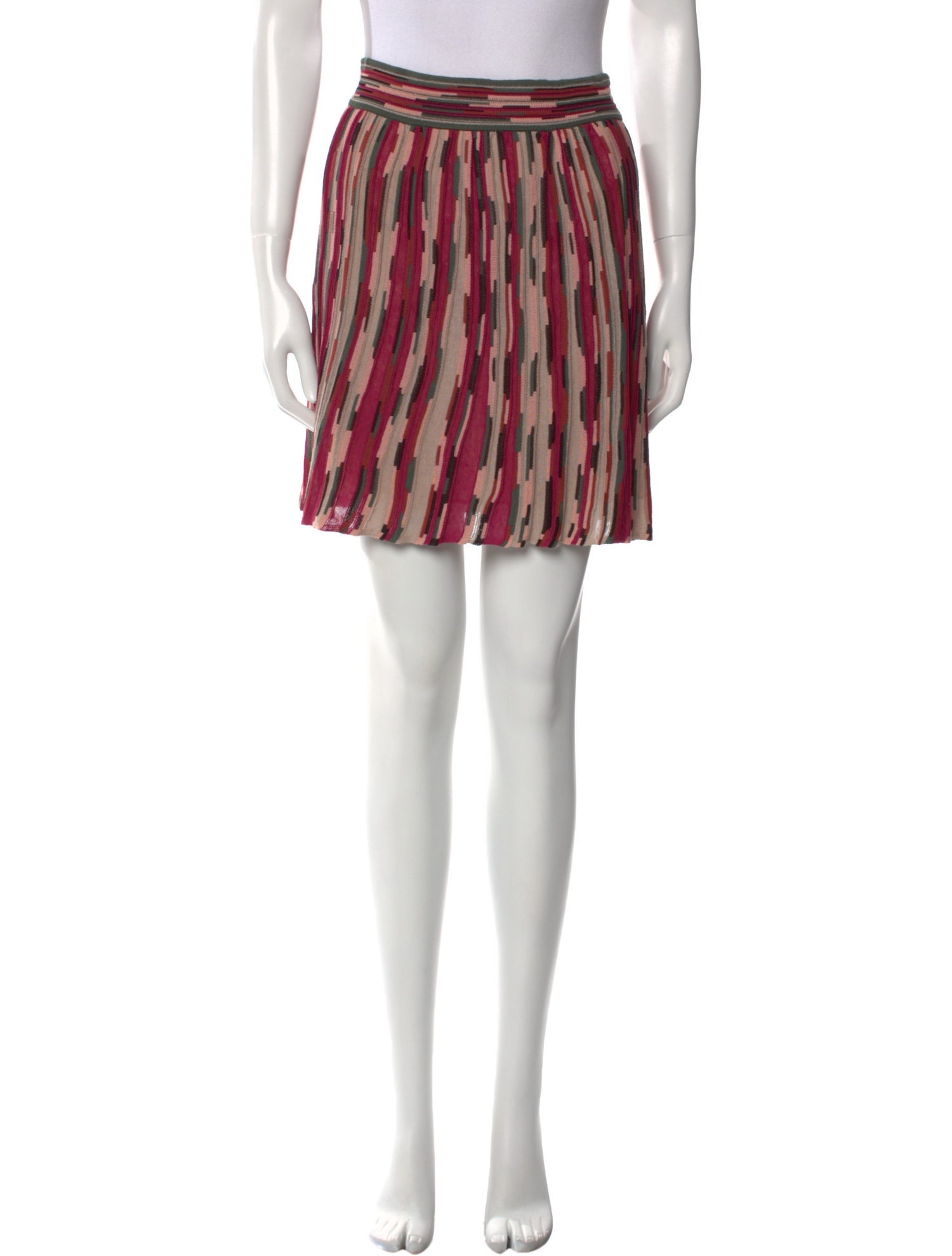 M Missoni Striped Mini Skirt w/ Tags