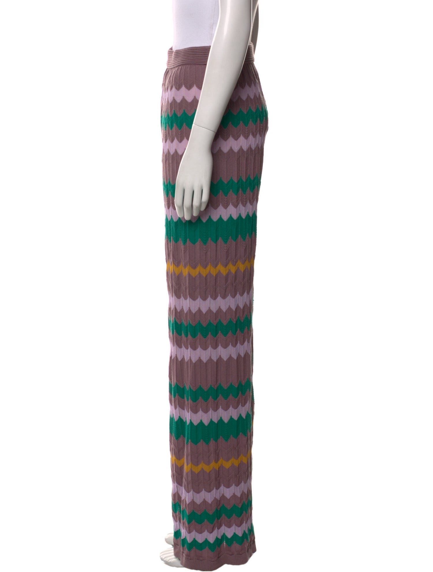 M Missoni Wool Wide Leg Pants