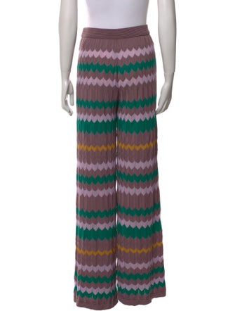 M Missoni Wool Wide Leg Pants