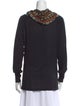 M Missoni Cowl Neck Long Sleeve Top