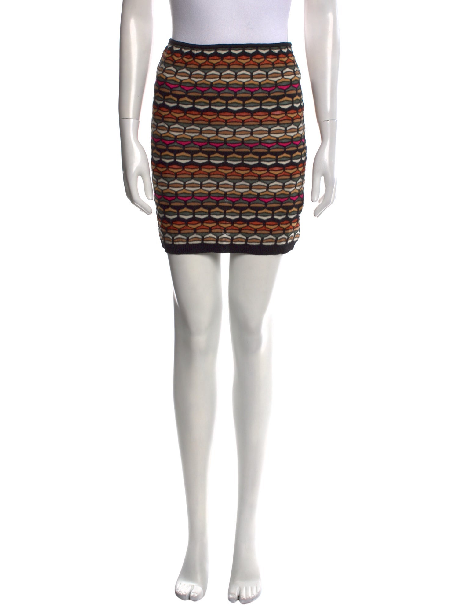 M Missoni Merino Wool Mini Skirt