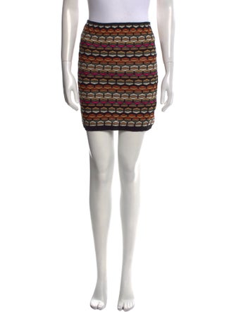 M Missoni Merino Wool Mini Skirt