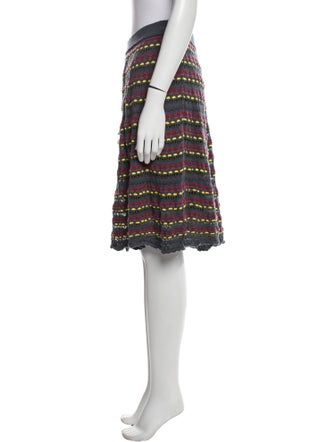 M Missoni Wool Knee-Length Skirt