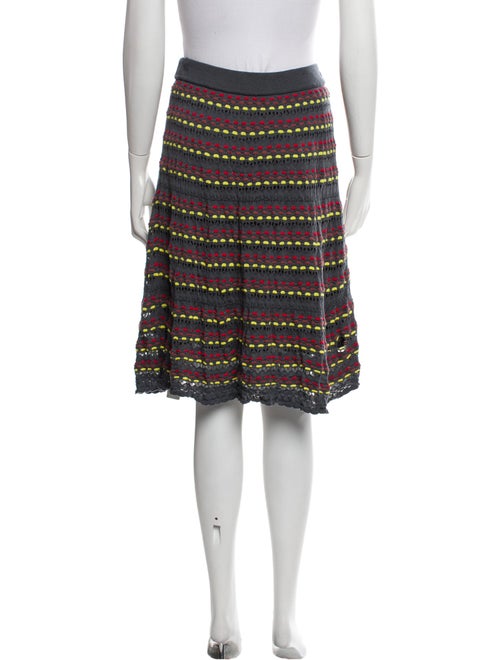 M Missoni Wool Knee-Length Skirt